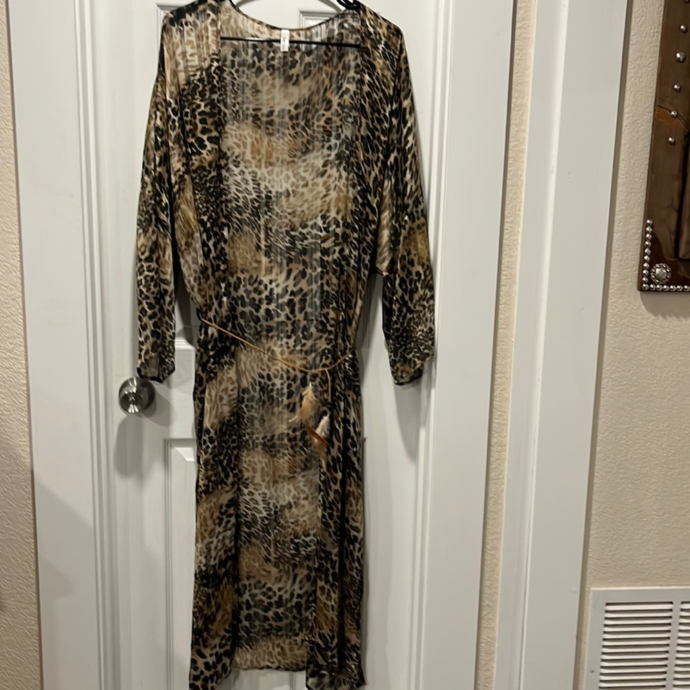 Chetah Print Duster